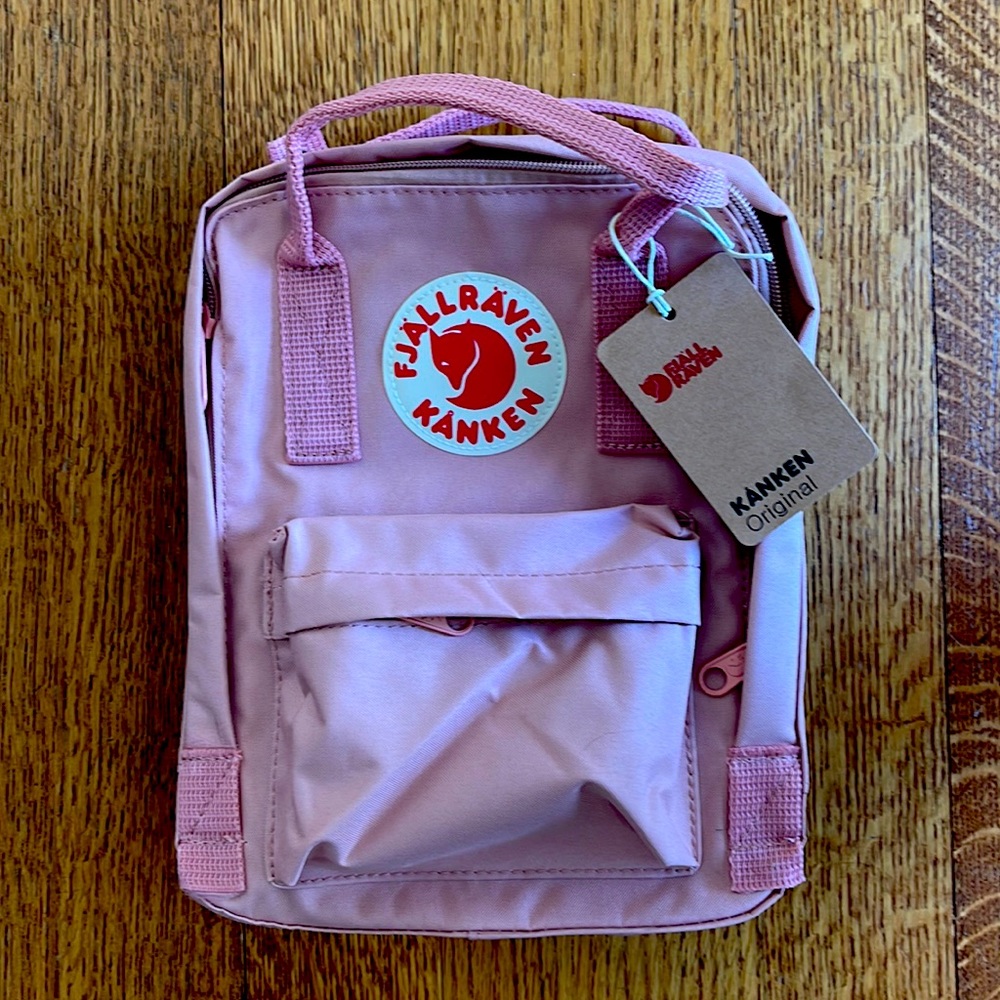 Fjallraven Kanken pink backpack